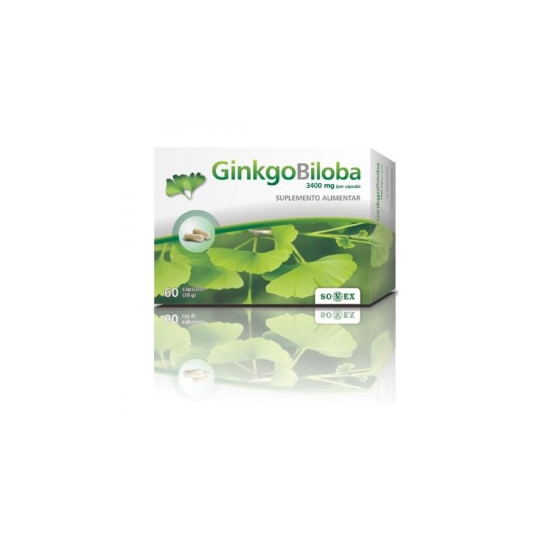 Sovex Ginkgo Biloba 3400mg 60 cápsulas