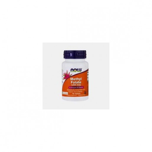 Now Methyl Folate 1000mcg 90 Comprimidos