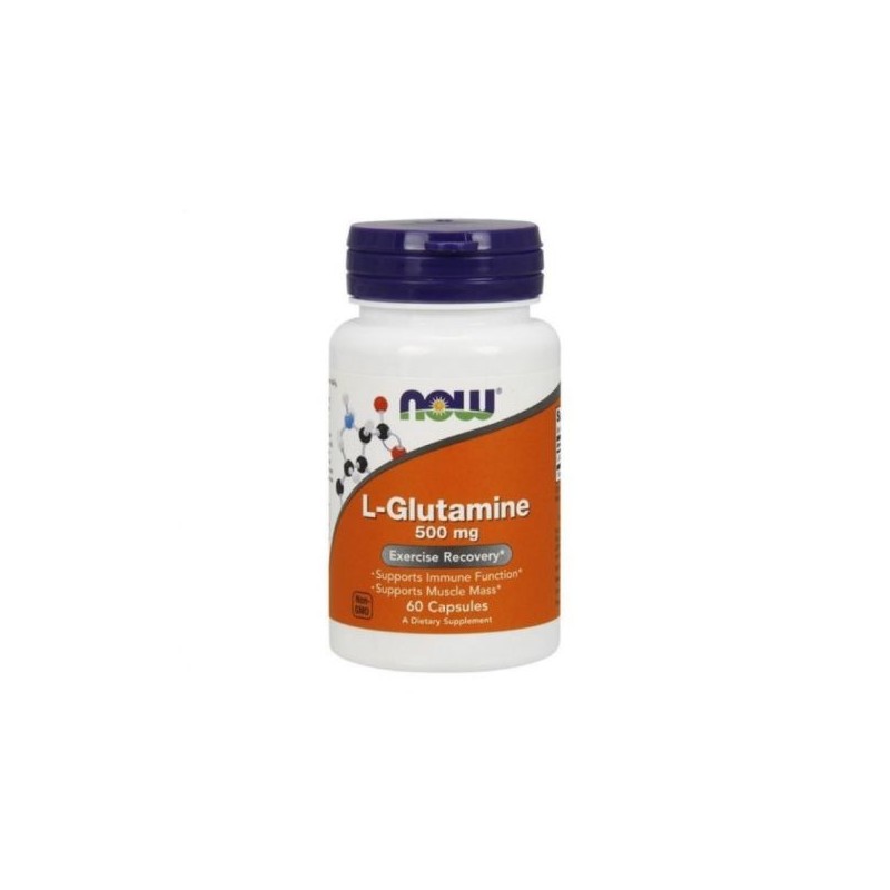 Now L-Glutamine 500mg 120 cápsulas