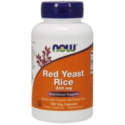 Now Red Yeast Rice 600mg 120 cápsulas