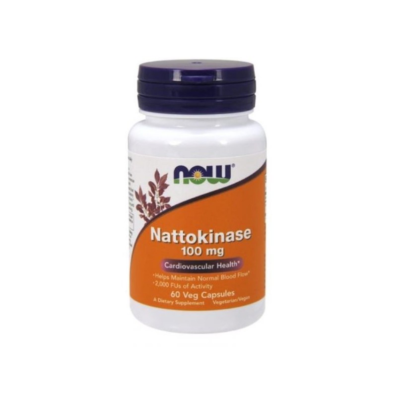 Now Nattokinase 100mg 60 Cápsulas