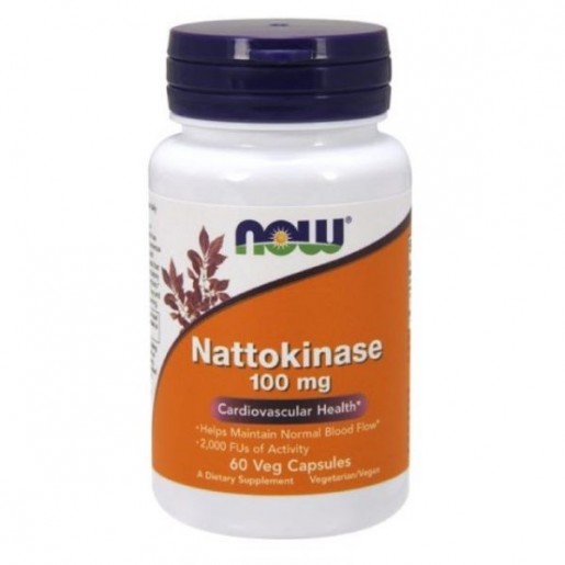 Now Nattokinase 100mg 60 Cápsulas