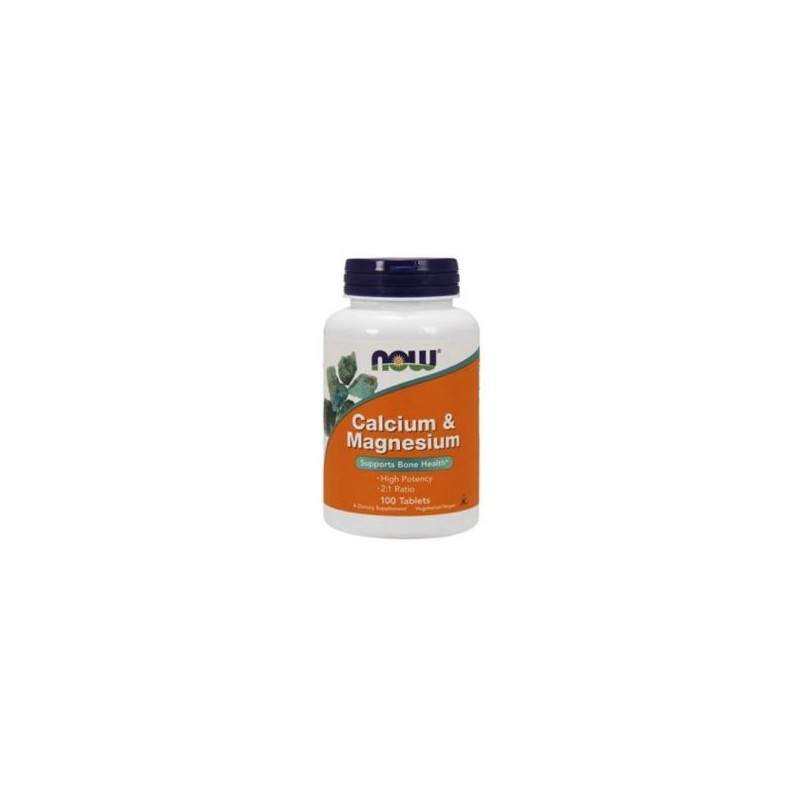 Now Calcium & Magnesium 100 Comprimidos