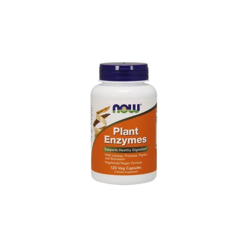 Now Plant Enzymes 120 cápsulas