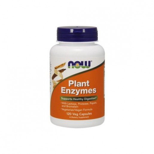 Now Plant Enzymes 120 cápsulas