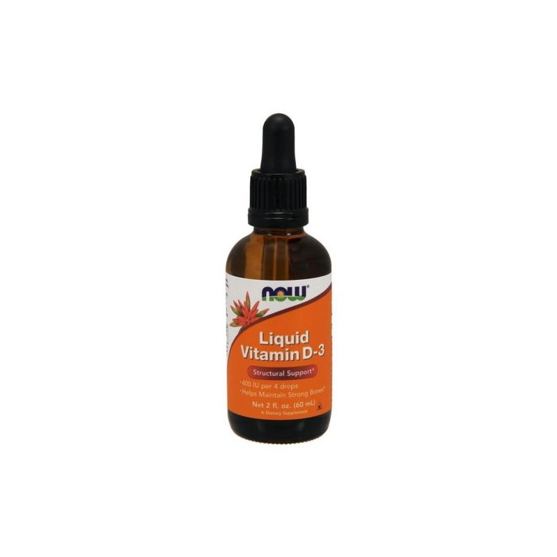 Now Liquid Vitamin D-3 60ml