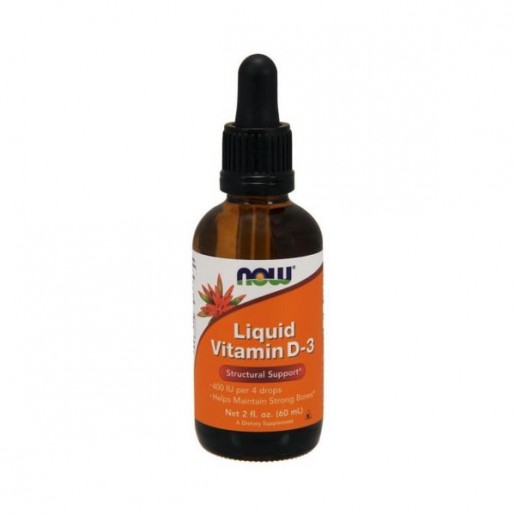 Now Liquid Vitamin D-3 60ml