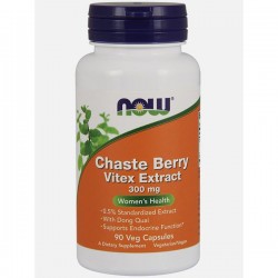 Now Chaste Berry Vitex Extract 300mg 90 cápsulas