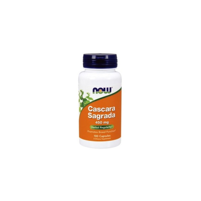 Now Cascara Sagrada 450mg 100 cápsulas