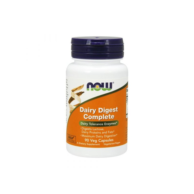 Now Dairy Digest Complete 90 cápsulas vegetais