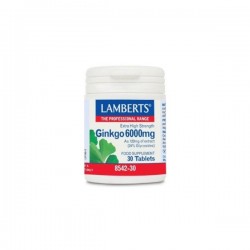 Lamberts Ginkgo 6000mg 60 comprimidos
