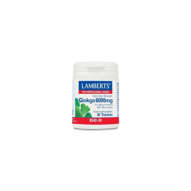 Lamberts Ginkgo 6000mg 60 comprimidos