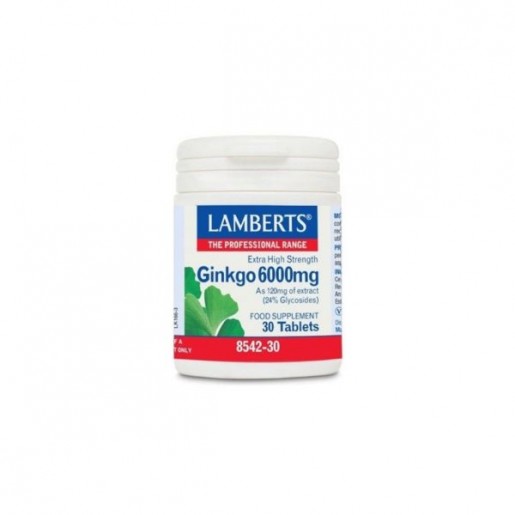 Lamberts Ginkgo 6000mg 60 comprimidos