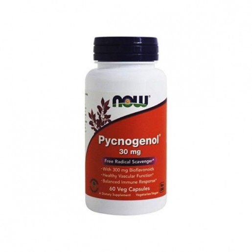 Now Pycnogenol 30mg 60 cápsulas