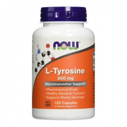 Now L-Tyrosine 500mg 120 cápsulas