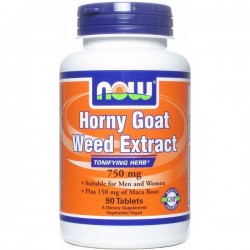 Now Horny Goat Weed Extract 750mg 90 caps