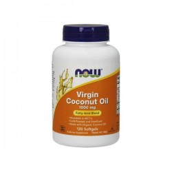 Now Virgin Coconut Oil 1000mg 120 cápsulas