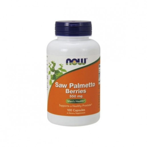 Now Saw Palmetto Berries 550mg 100 cápsulas