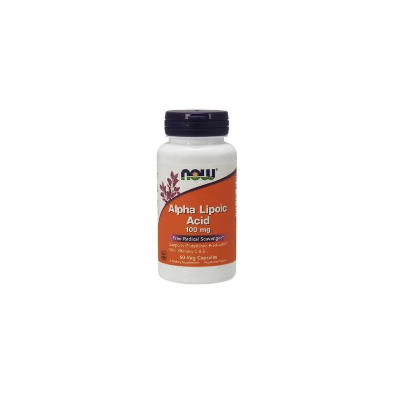 Now Alpha Lipoic Acid 250mg 60 cápsulas