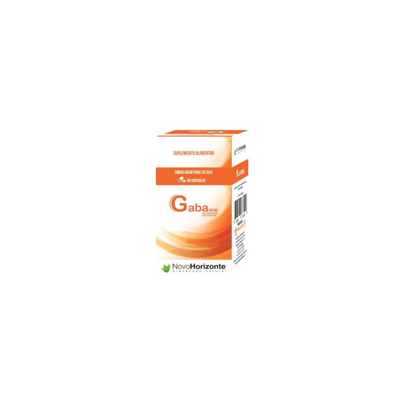 Novo Horizonte Gaba 500mg 60 Capsulas