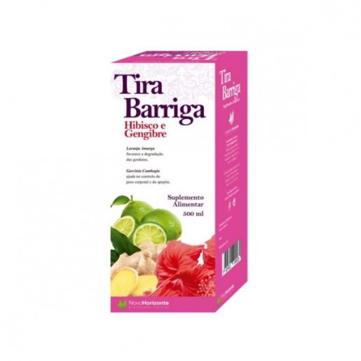 Novo Horizonte Tira Barriga Hibisco e Gengibre 500ml