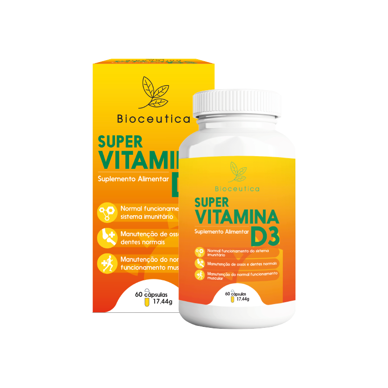 Bioceutica - Super Vitamina D3 60 Cápsulas