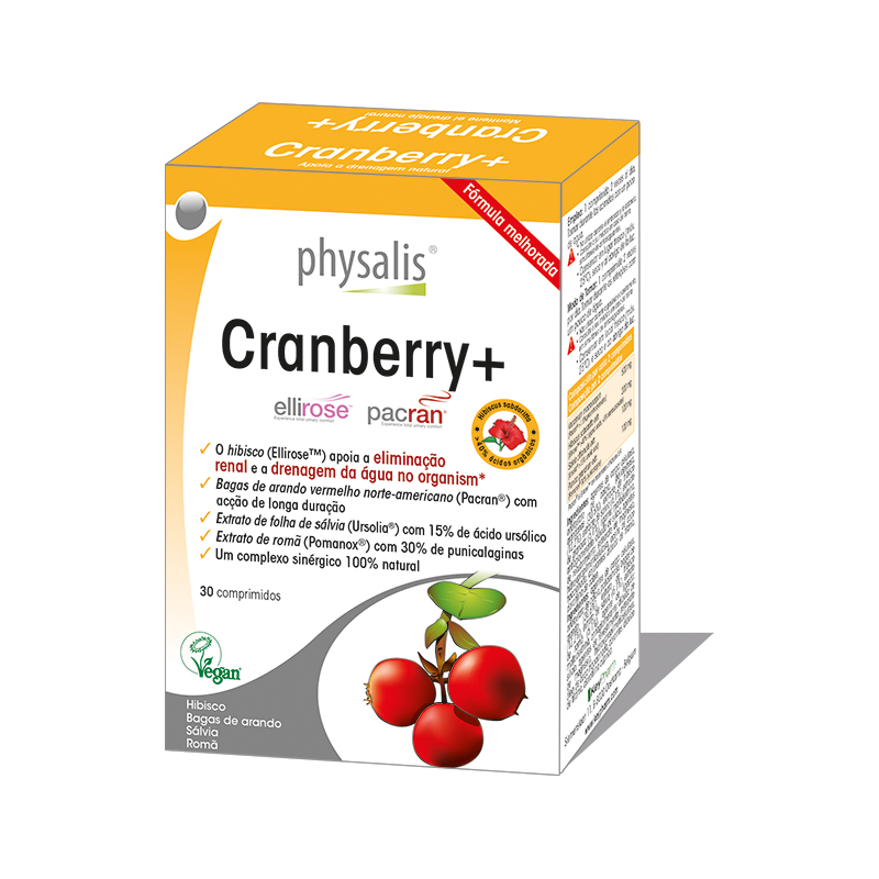 Physalis - Cranberry + 30 Comprimidos