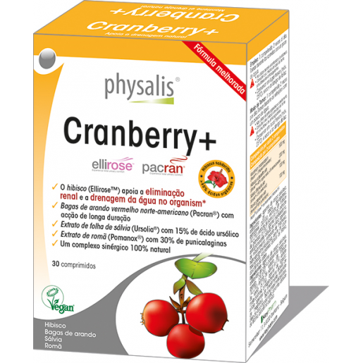 Physalis - Cranberry + 30 Comprimidos