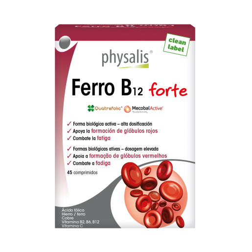 Physalis - Ferro B12 Forte 45 Comprimidos