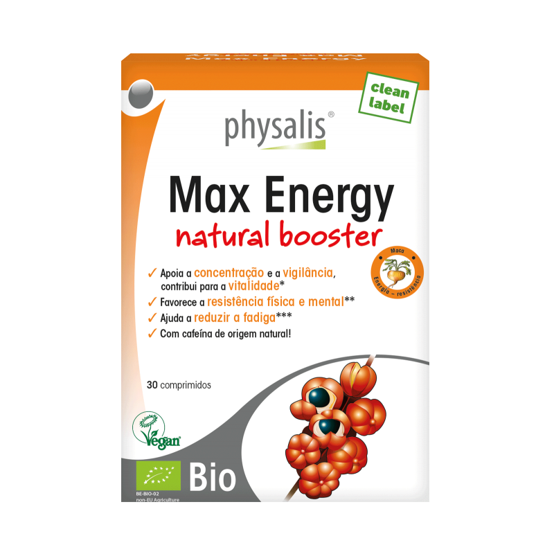 Physalis - Max Energy 30 Comprimidos