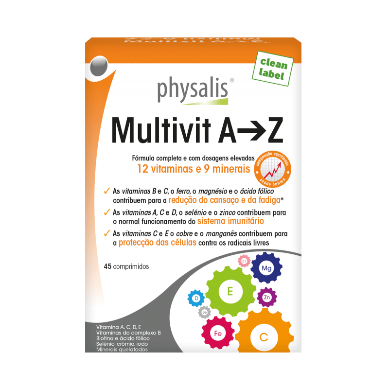 Physalis - Multivit A - Z 45 Comprimidos