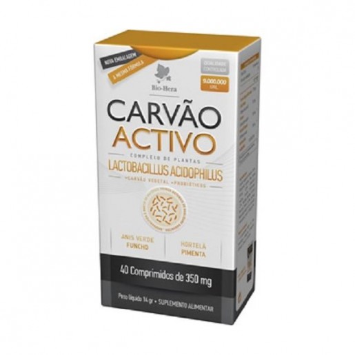 Bio-Hera Carvão Activo 40 Comprimidos