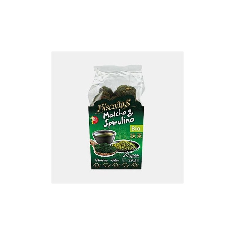 Provida Biscoitos Matcha & Spirulina Bio 220g