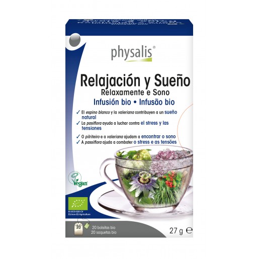 Physalis - Relaxamento & Sono Infusão BIO 20 Saquetas