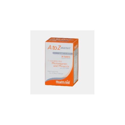 Health Aid A to Z Multivit 30 Comprimidos