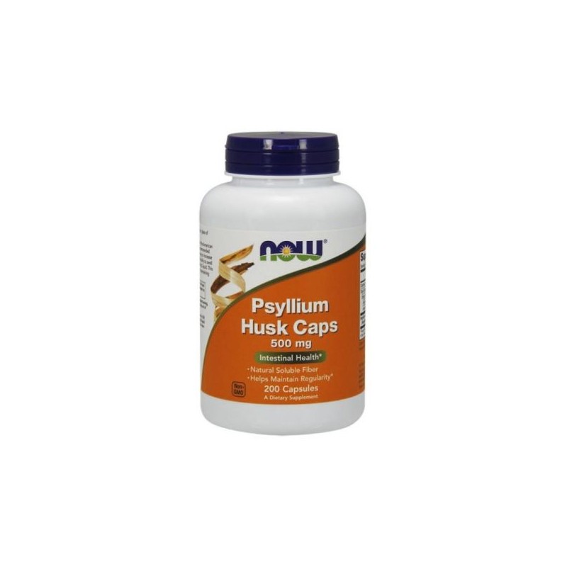 Now Psyllium Husk 500mg 200 Cápsulas