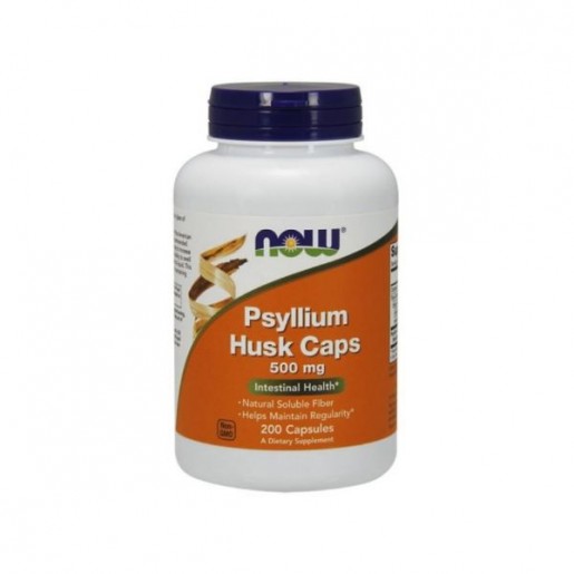 Now Psyllium Husk 500mg 200 Cápsulas