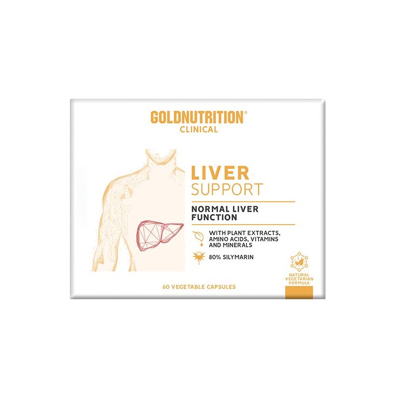 Gold Nutrition Clinical Liver Support 60 Cápsulas