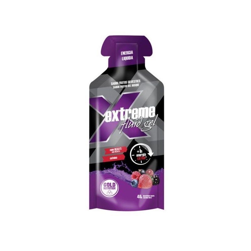 Gold Nutrition Extreme Fluid Gel 40g Frutos Silvestres