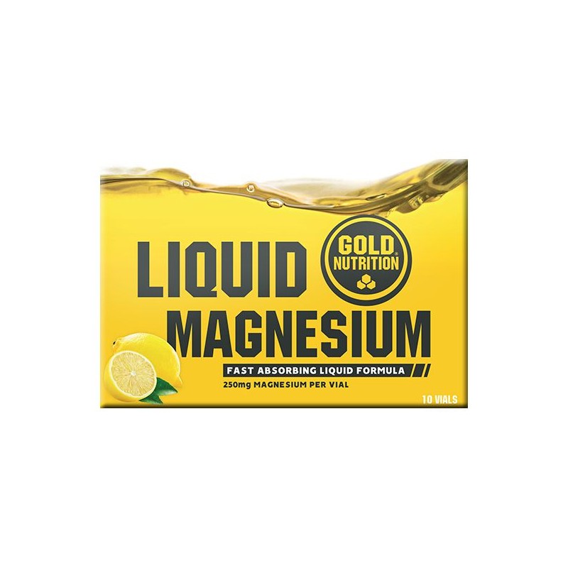 Gold Nutrition Liquid Magnesium 250mg 10 Frascos