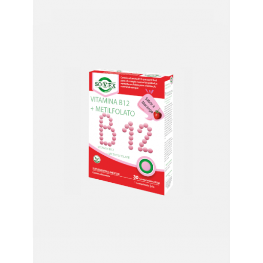 Sovex Vitamina B12 + Metifolato 30 Cápsulas