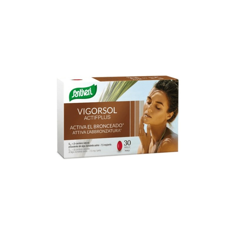 Santiveri Vigorsol Actifplus Activa o Bronzeado 30 Cápsulas