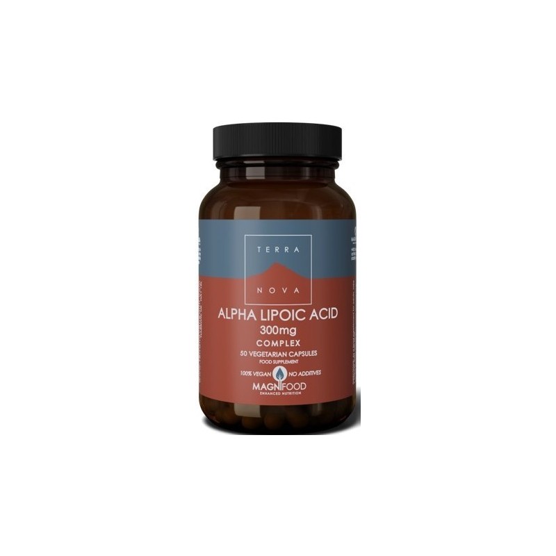 Terra Nova Alpha Lipoic Acid 300 Mg Complex 50 Cápsulas