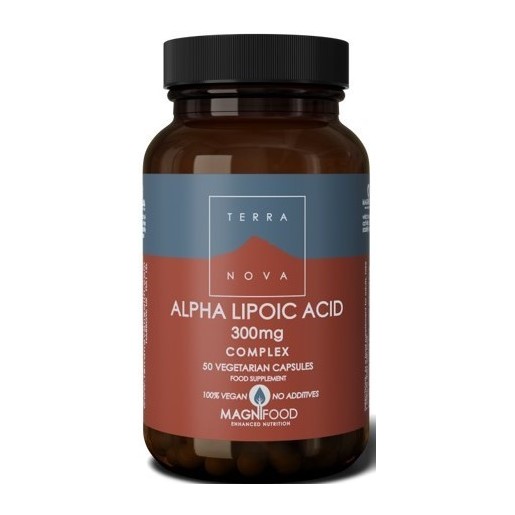 Terra Nova Alpha Lipoic Acid 300 Mg Complex 50 Cápsulas