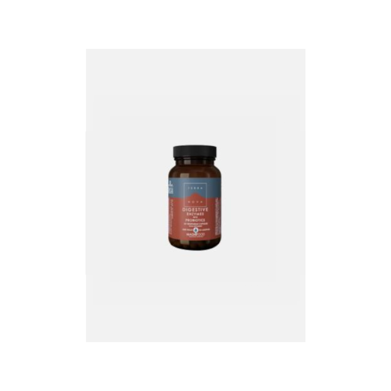 Terra Nova Digestive Enzyme + MicroFlora 50 cápsulas