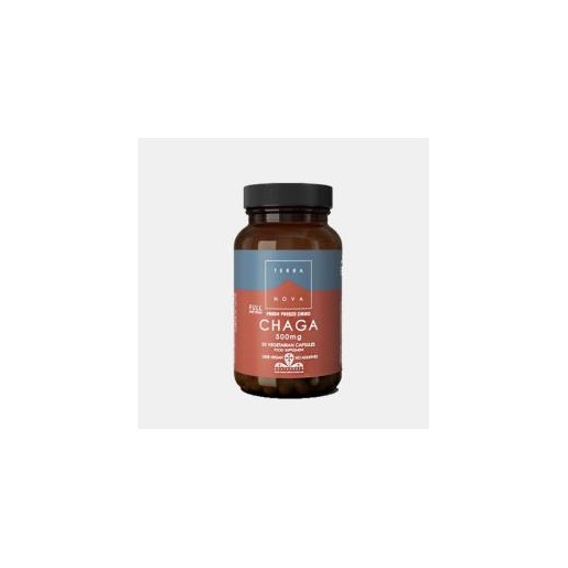 Terra Nova Chaga 500mg 50 Cápsulas