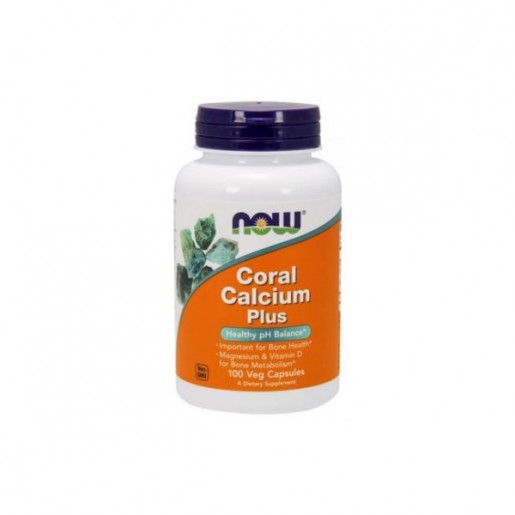 Now Coral Calcium Plus 100 Cápsulas