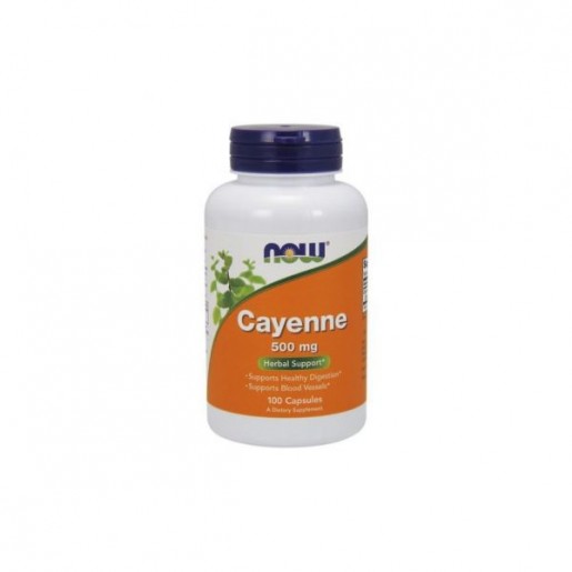 Now Cayenne 500mg 100 cápsulas