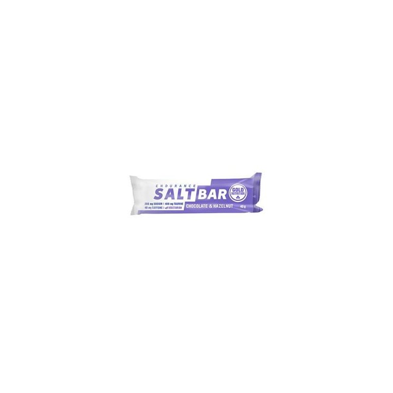 GoldNutrition Endurance Salt Bar 40g Chocolate Avelã