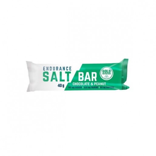 GoldNutrition Endurance Salt Bar 40g Chocolate-Amendoim